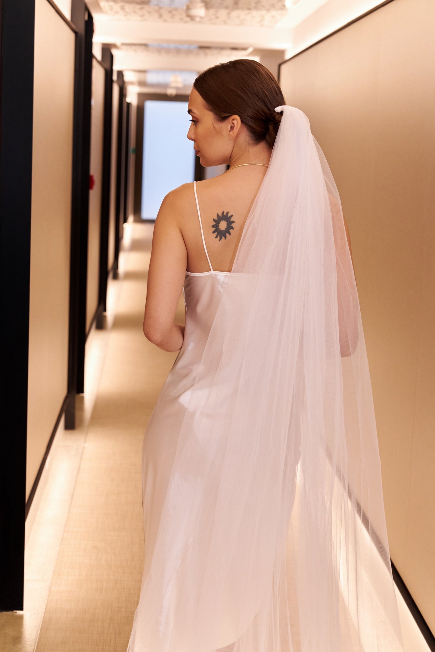 Velo de novia extralargo - blanco, 300 cm