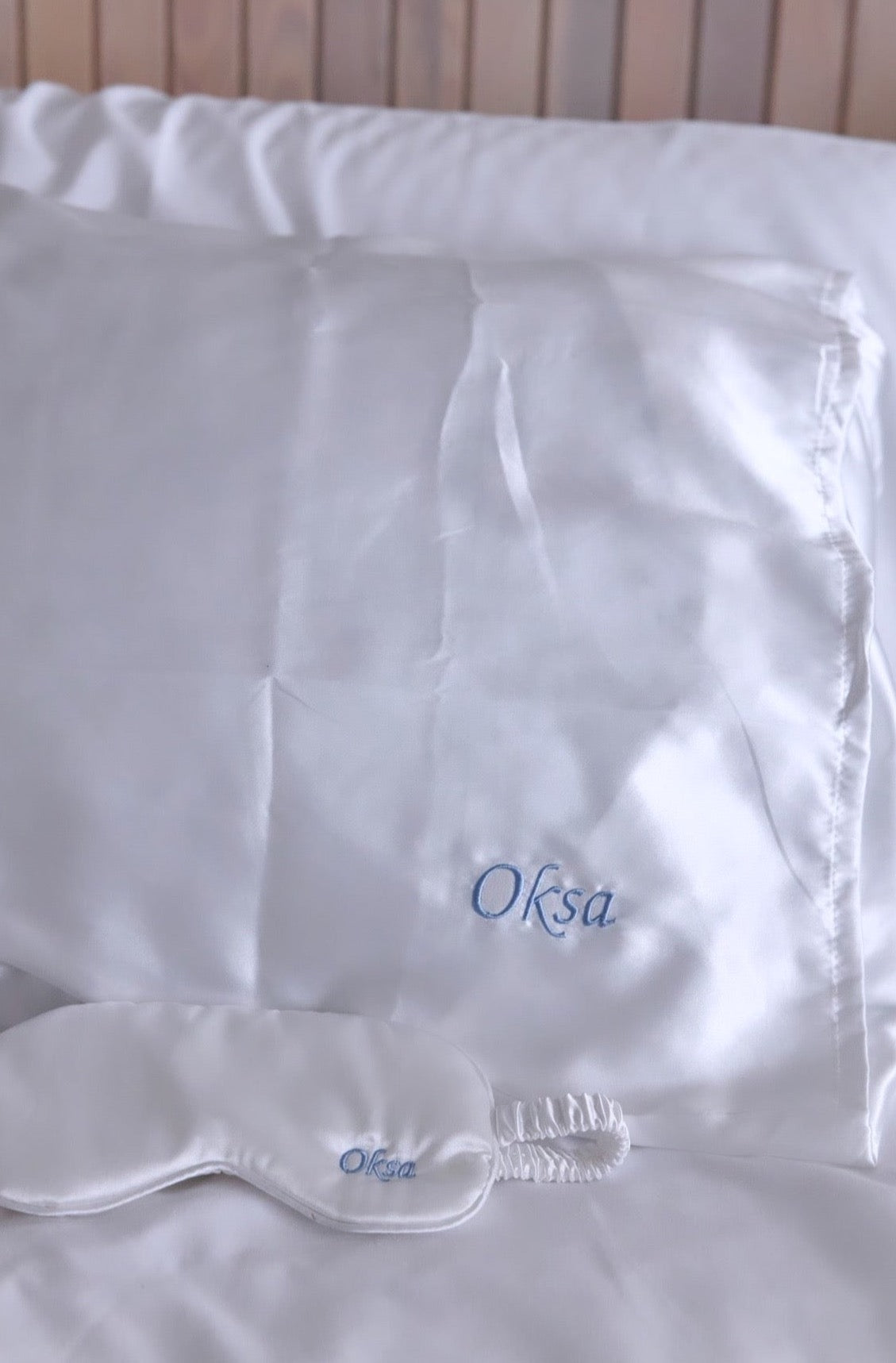 Ropa de cama de satén para novia para dormir