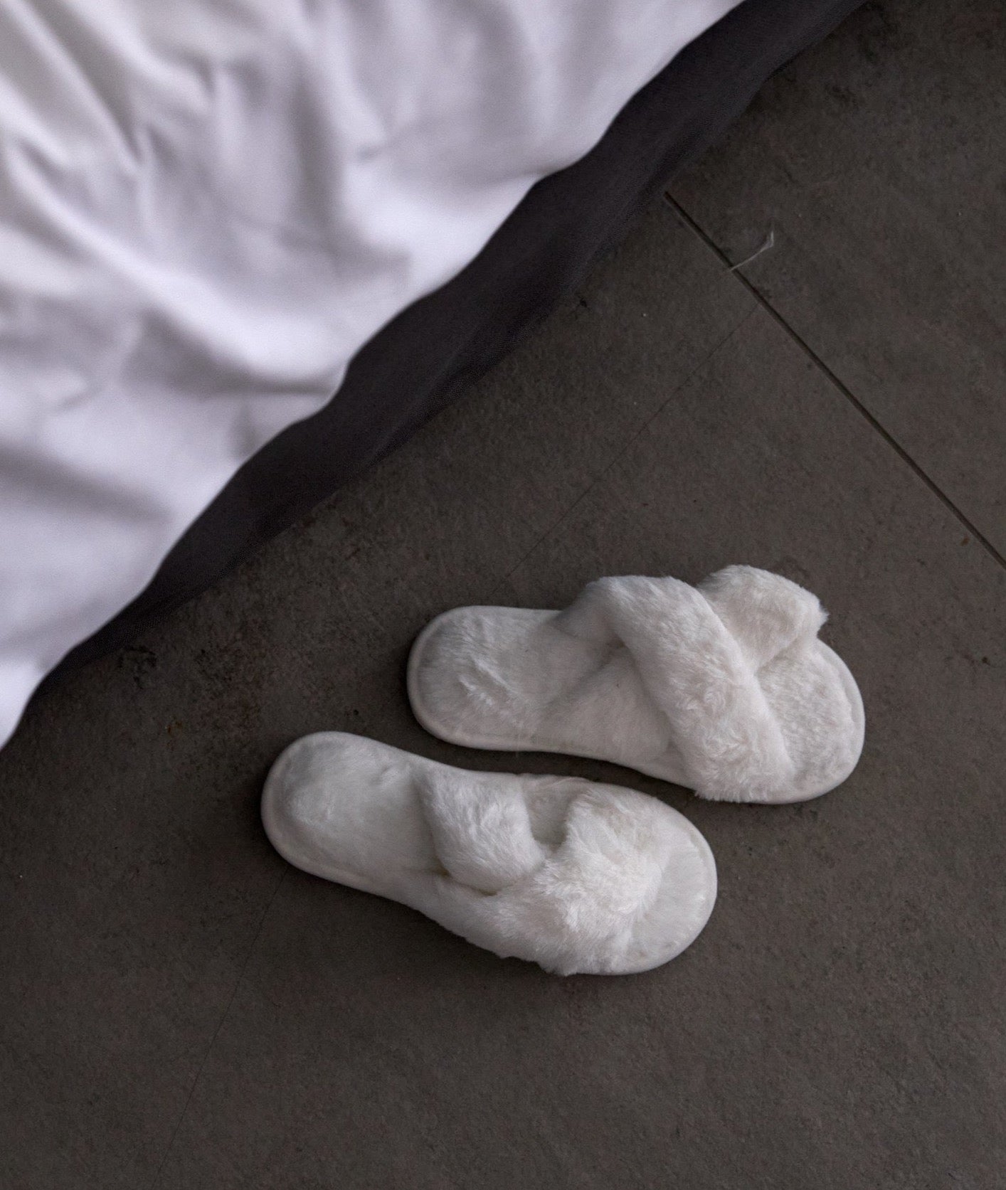 Zapatillas de casa de peluche interior para novia