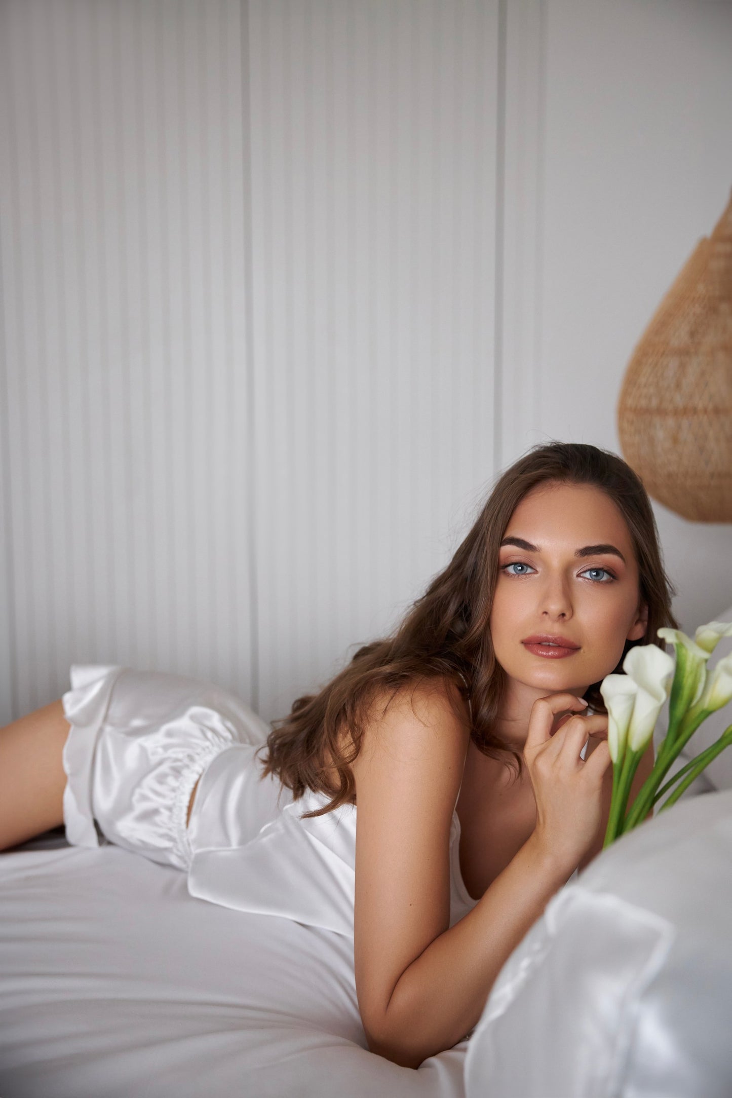Conjunto de pijama novia de satén